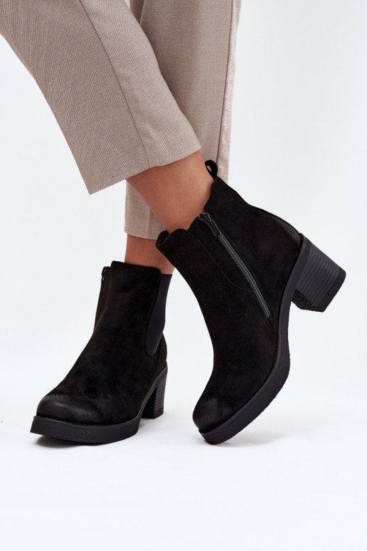 stylische Stiefel Feminin mit Absätzen sich Zuarm laufen schZuarze Farbe Zelia stylische Stiefel Feminin mit Absätzen sich Zuarm laufen schZuarze Farbe Zelia