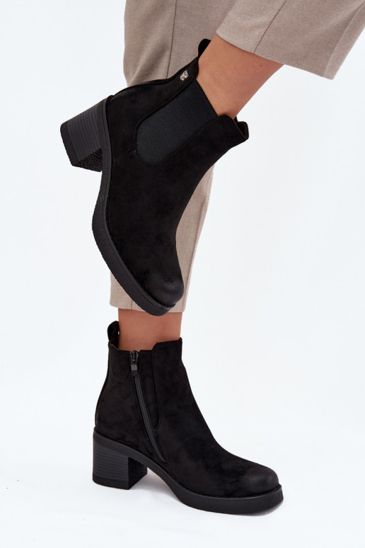 stylische Stiefel Feminin mit Absätzen sich Zuarm laufen schZuarze Farbe Zelia stylische Stiefel Feminin mit Absätzen sich Zuarm laufen schZuarze Farbe Zelia