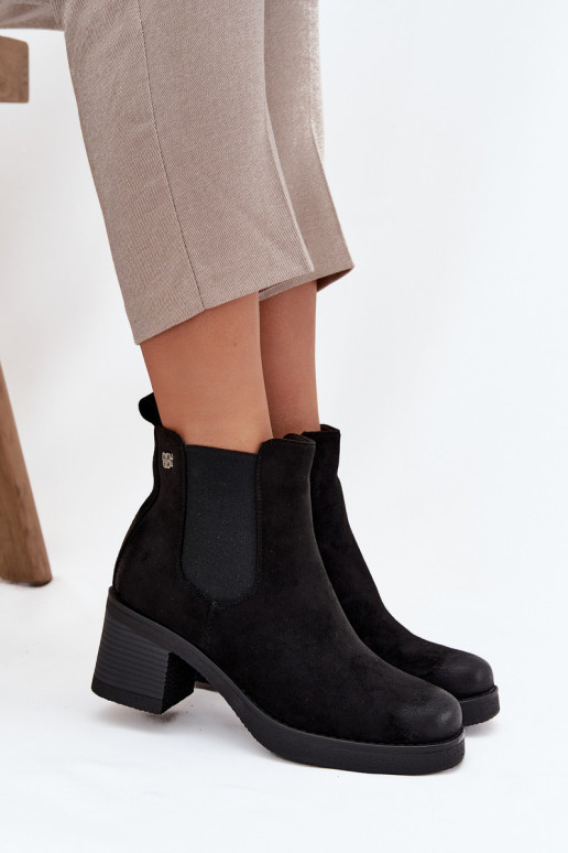 stylische Stiefel Feminin mit Absätzen sich Zuarm laufen schZuarze Farbe Zelia stylische Stiefel Feminin mit Absätzen sich Zuarm laufen schZuarze Farbe Zelia