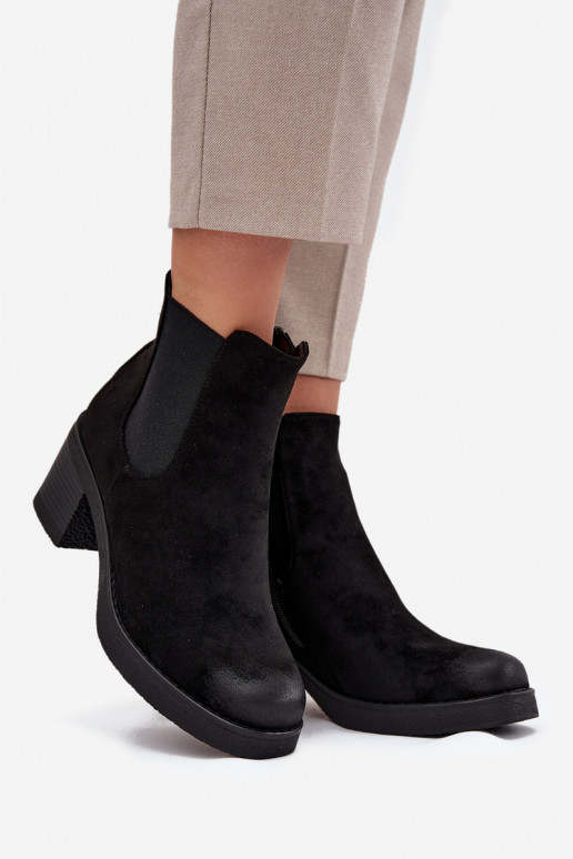 stylische Stiefel Feminin mit Absätzen sich Zuarm laufen schZuarze Farbe Zelia stylische Stiefel Feminin mit Absätzen sich Zuarm laufen schZuarze Farbe Zelia