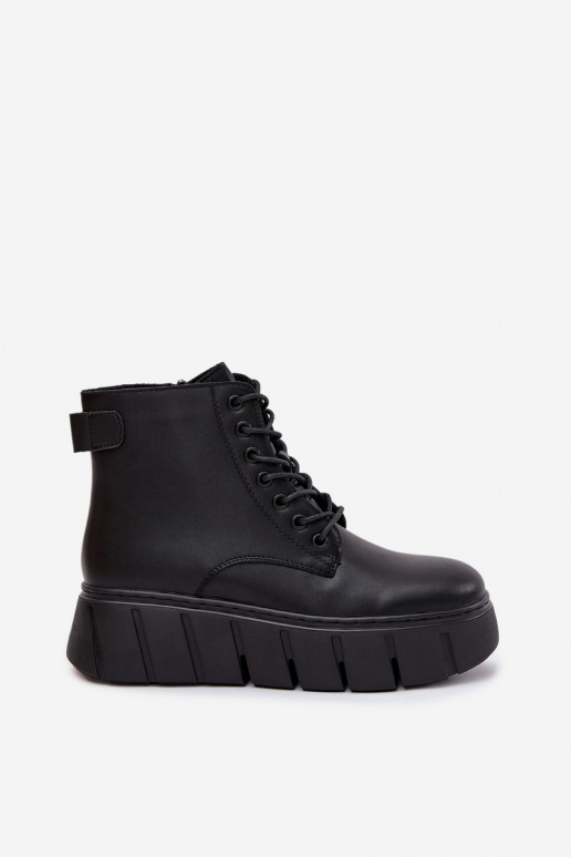 Haut sich Zuarm laufen Damenstiefel mit einer Plattform Vinceza 66803 schZuarze Farbe Haut sich Zuarm laufen Damenstiefel mit einer Plattform Vinceza 66803 schZuarze Farbe
