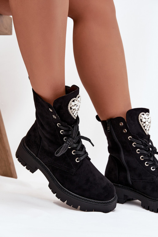 Arbeitsstiefeletten Feminin mit leuchtenden Augen Ermöglicht Języku schZuarze Farbe Rosira Arbeitsstiefeletten Feminin mit leuchtenden Augen Ermöglicht Języku schZuarze Farbe Rosira