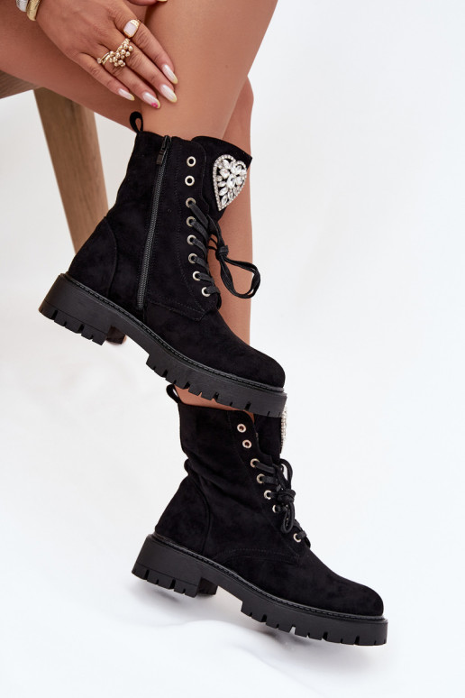 Arbeitsstiefeletten Feminin mit leuchtenden Augen Ermöglicht Języku schZuarze Farbe Rosira Arbeitsstiefeletten Feminin mit leuchtenden Augen Ermöglicht Języku schZuarze Farbe Rosira