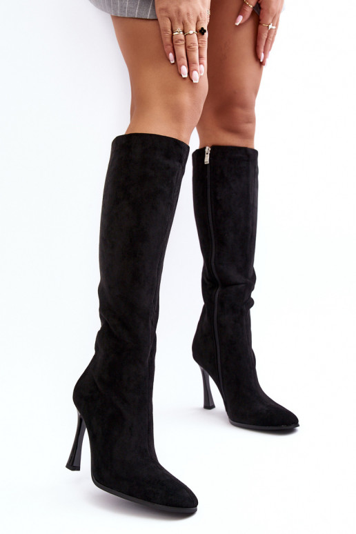 sich Zuarm laufen Damenstiefel mit dünnen Absätzen schZuarze Farbe Isot sich Zuarm laufen Damenstiefel mit dünnen Absätzen schZuarze Farbe Isot