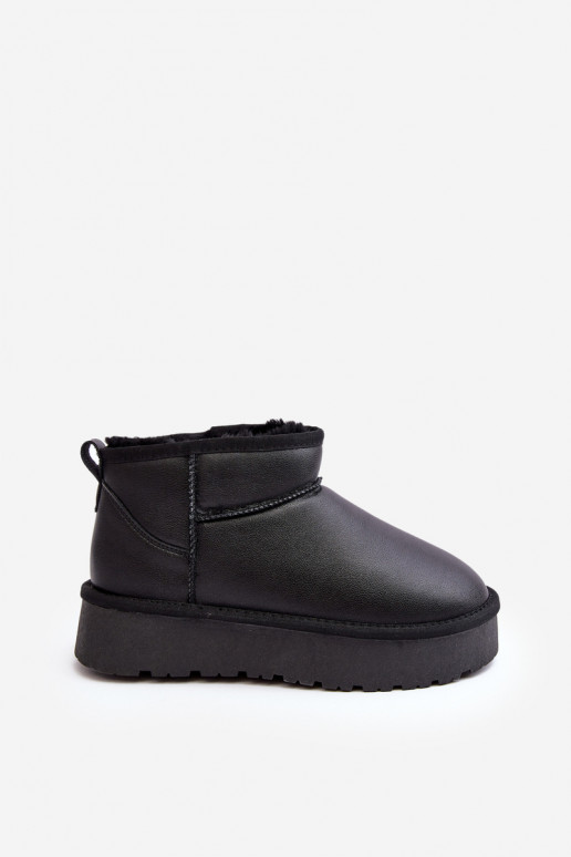 Haut Feminin Schneestiefel mit einer Plattform schZuarze Farbe Loreley Haut Feminin Schneestiefel mit einer Plattform schZuarze Farbe Loreley