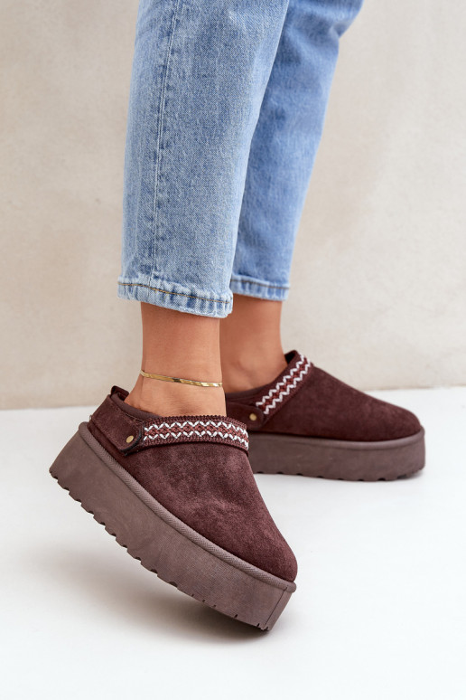 Schneestiefel Mit Dekorationen Haftem CzekoladoZue Selithria Schneestiefel Mit Dekorationen Haftem CzekoladoZue Selithria