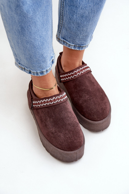 Schneestiefel Mit Dekorationen Haftem CzekoladoZue Selithria Schneestiefel Mit Dekorationen Haftem CzekoladoZue Selithria