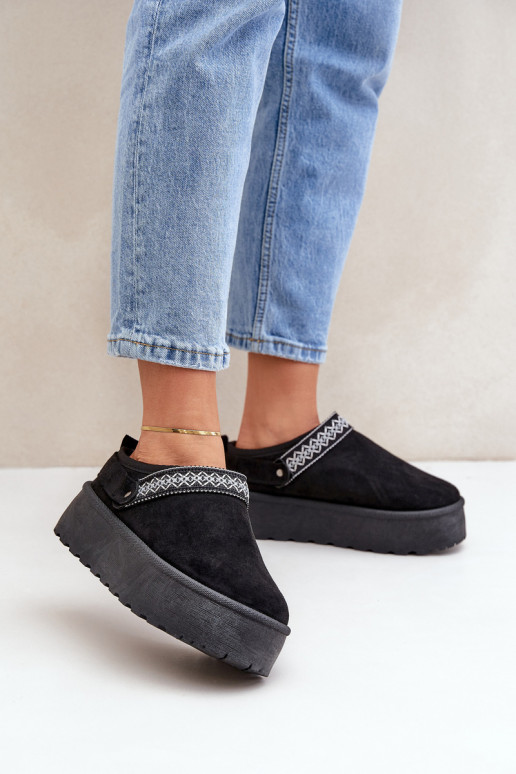 Schneestiefel Mit Dekorationen Haftem schZuarze Farbe Selithria Schneestiefel Mit Dekorationen Haftem schZuarze Farbe Selithria