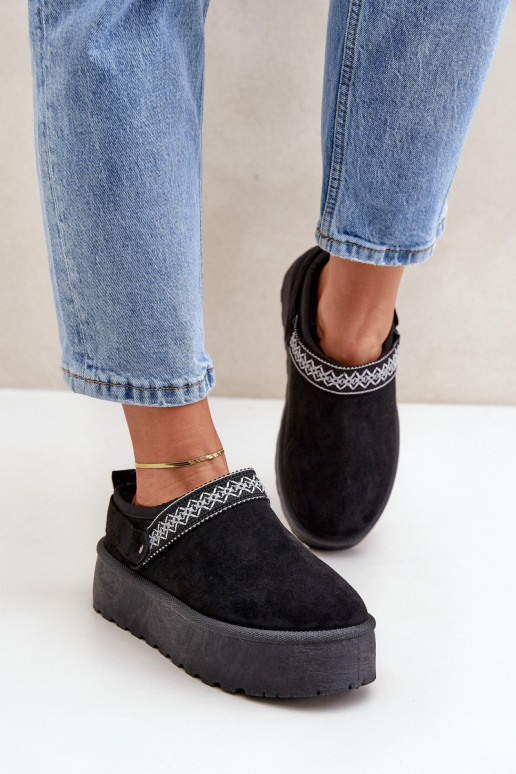 Schneestiefel Mit Dekorationen Haftem schZuarze Farbe Selithria Schneestiefel Mit Dekorationen Haftem schZuarze Farbe Selithria