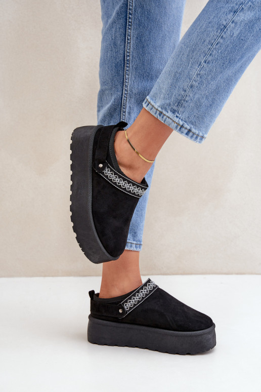 Schneestiefel Mit Dekorationen Haftem schZuarze Farbe Selithria Schneestiefel Mit Dekorationen Haftem schZuarze Farbe Selithria