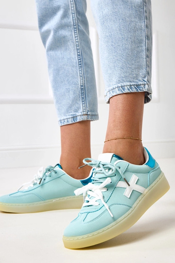 Eriksen Blaue Sneakers mit...