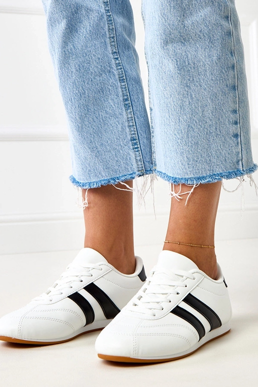 Mydland Weiße Tennis-Sneakers mit... Mydland Weiße Tennis-Sneakers mit...