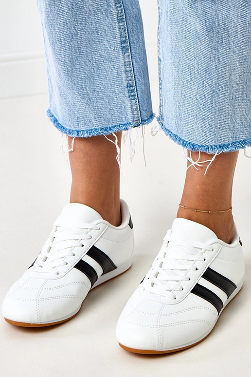 Mydland Weiße Tennis-Sneakers mit... Mydland Weiße Tennis-Sneakers mit...