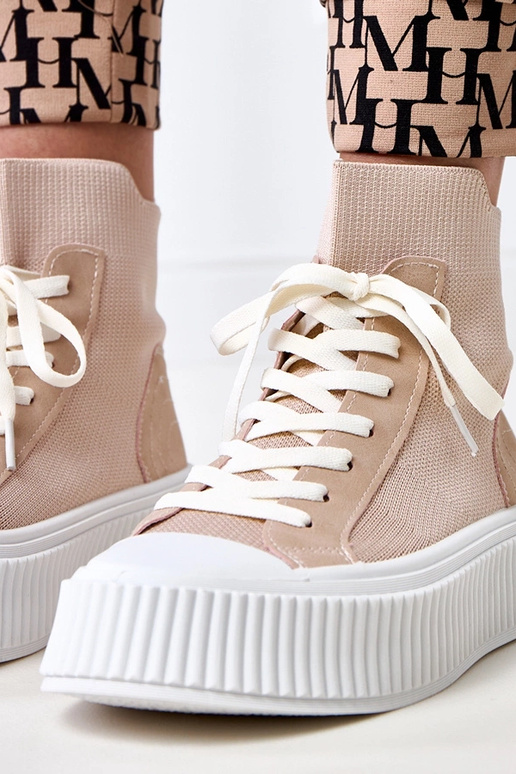 Perkins Rosa Slip-On Sneakers mit... Perkins Rosa Slip-On Sneakers mit...