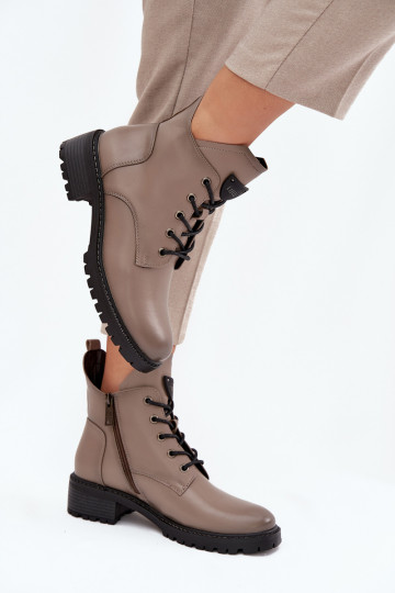 Wärmende Damen Stiefeletten Klocke Vinceza 58609, grau
