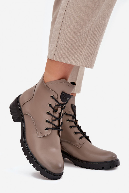 sich Zuarm laufen Damenstiefel Klocke Vinceza 58609 graue Farbe