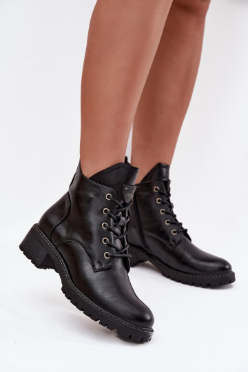 Wärmende Damen Stiefeletten Klocke Vinceza 58609, schwarz 2