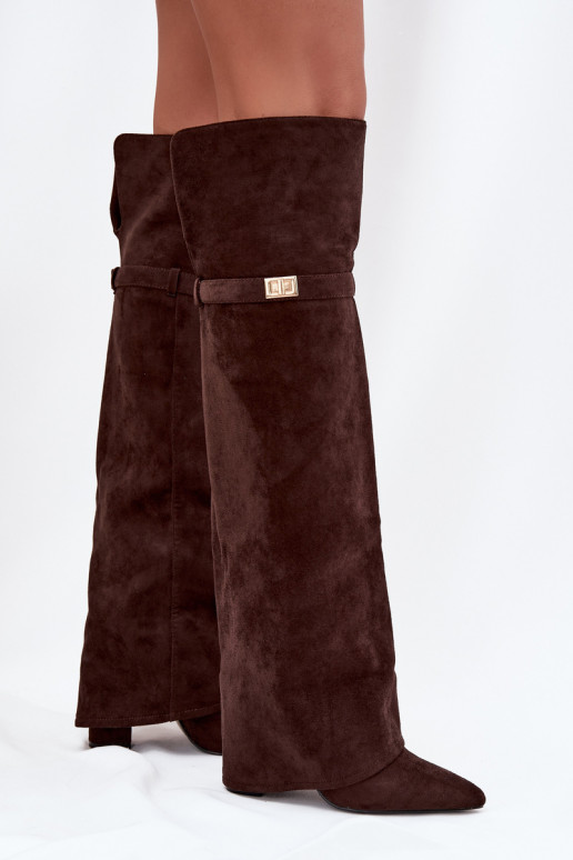 sich Zuarm laufen StiefelINyZuiniętą CholeZuką oberhalb des Knies Obcas Słupek CzekoladoZue Serelle sich Zuarm laufen StiefelINyZuiniętą CholeZuką oberhalb des Knies Obcas Słupek CzekoladoZue Serelle