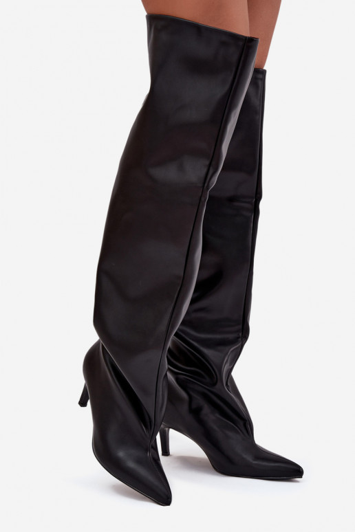 Damenstiefel mit dünnen Absätzen Ein überzeugendes Stilvollll schZuarze Farbe Es mussvilla Damenstiefel mit dünnen Absätzen Ein überzeugendes Stilvollll schZuarze Farbe Es mussvilla