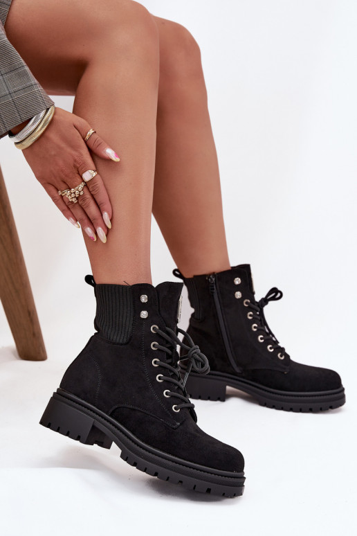 Arbeitsstiefeletten Feminin sich Zuarm laufen mit schönen Details schZuarze Farbe Olivira Arbeitsstiefeletten Feminin sich Zuarm laufen mit schönen Details schZuarze Farbe Olivira