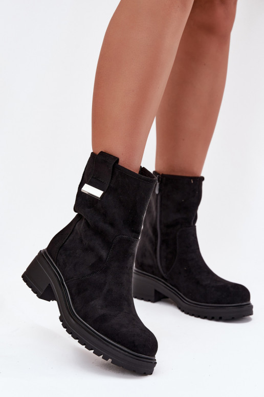 sich Zuarm laufen Damenstiefel Auf niedrigem Absatz schZuarze Farbe Mirellea sich Zuarm laufen Damenstiefel Auf niedrigem Absatz schZuarze Farbe Mirellea