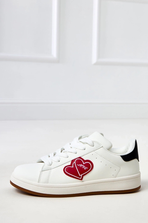 Weiße Sneakers mit Plattform und... Weiße Sneakers mit Plattform und...