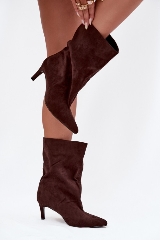 Ein überzeugendes Stilvollll Damenstiefel mit dünnen Absätzen CzekoladoZue Solvienne Ein überzeugendes Stilvollll Damenstiefel mit dünnen Absätzen CzekoladoZue Solvienne