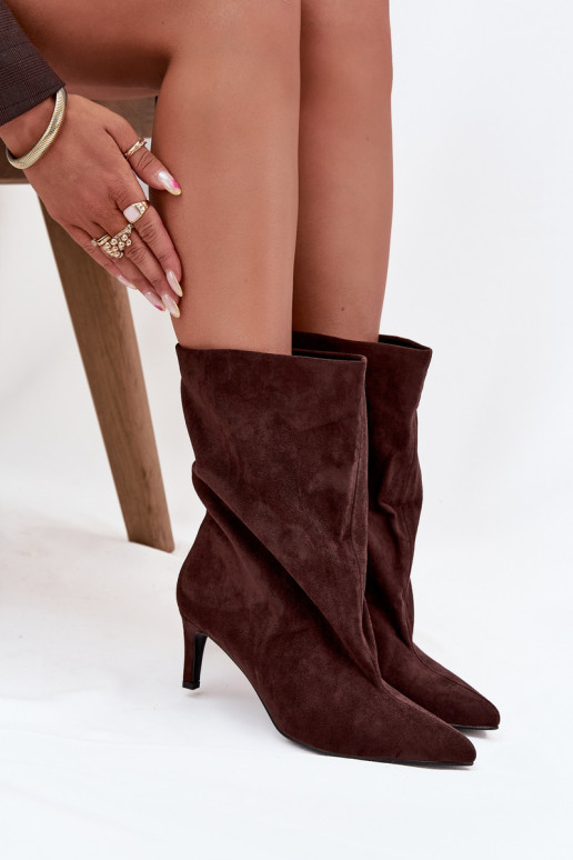 Ein überzeugendes Stilvollll Damenstiefel mit dünnen Absätzen CzekoladoZue Solvienne Ein überzeugendes Stilvollll Damenstiefel mit dünnen Absätzen CzekoladoZue Solvienne