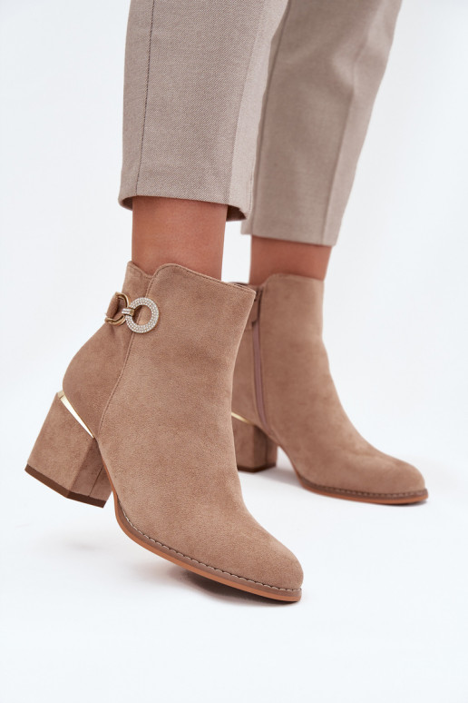 sich Zuarm laufen Damenstiefel Ze goldene Farbemi Detalami mit Absätzen Beige Dorisse sich Zuarm laufen Damenstiefel Ze goldene Farbemi Detalami mit Absätzen Beige Dorisse