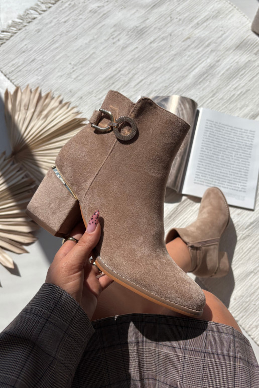 sich Zuarm laufen Damenstiefel Ze goldene Farbemi Detalami mit Absätzen Beige Dorisse sich Zuarm laufen Damenstiefel Ze goldene Farbemi Detalami mit Absätzen Beige Dorisse