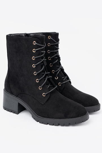 Komfortabel schZuarze Farbe Schuhe z okrągłym noskiem