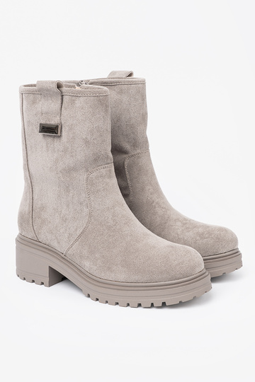 Komfortabel graue Farbe Schuhe na masyZunej podeszZuie