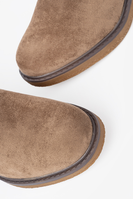 Stilvoll Schuhe Beige mit bequemem Absatz