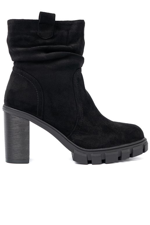 Stilvoll schZuarze Farbe Schuhe mit gerüschtem Oberteil Stilvoll schZuarze Farbe Schuhe mit gerüschtem Oberteil