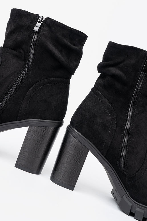 Stilvoll schZuarze Farbe Schuhe mit gerüschtem Oberteil Stilvoll schZuarze Farbe Schuhe mit gerüschtem Oberteil