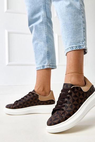 Braune Sneaker mit... 2