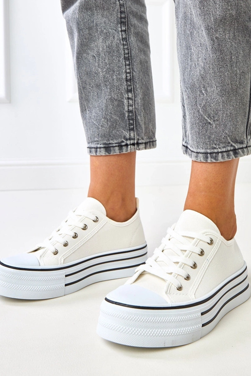 Weiße Plattform-Sneaker Talah Weiße Plattform-Sneaker Talah