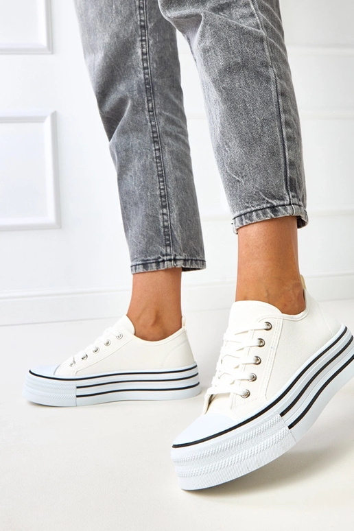 Weiße Plattform-Sneaker Talah Weiße Plattform-Sneaker Talah