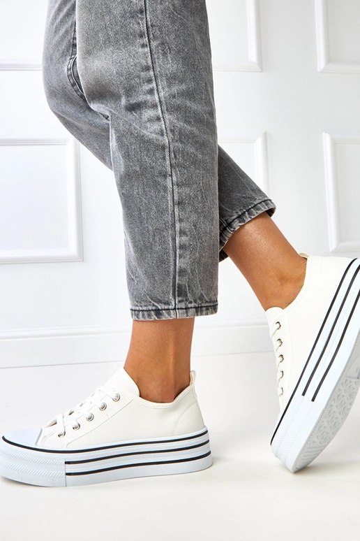 Weiße Plattform-Sneaker Talah Weiße Plattform-Sneaker Talah