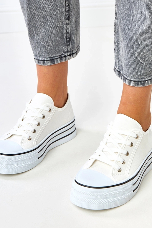 Weiße Plattform-Sneaker Talah Weiße Plattform-Sneaker Talah