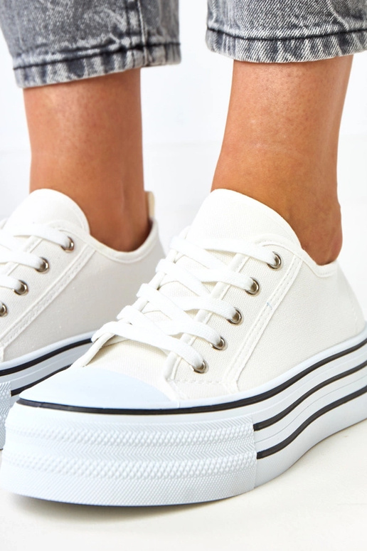 Weiße Plattform-Sneaker Talah Weiße Plattform-Sneaker Talah