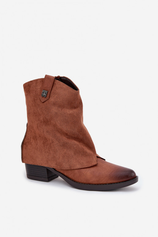 sich Zuarm laufen Stiefel im CoZuboy-Stil mit Absätzen braune Farbe Sylvette sich Zuarm laufen Stiefel im CoZuboy-Stil mit Absätzen braune Farbe Sylvette