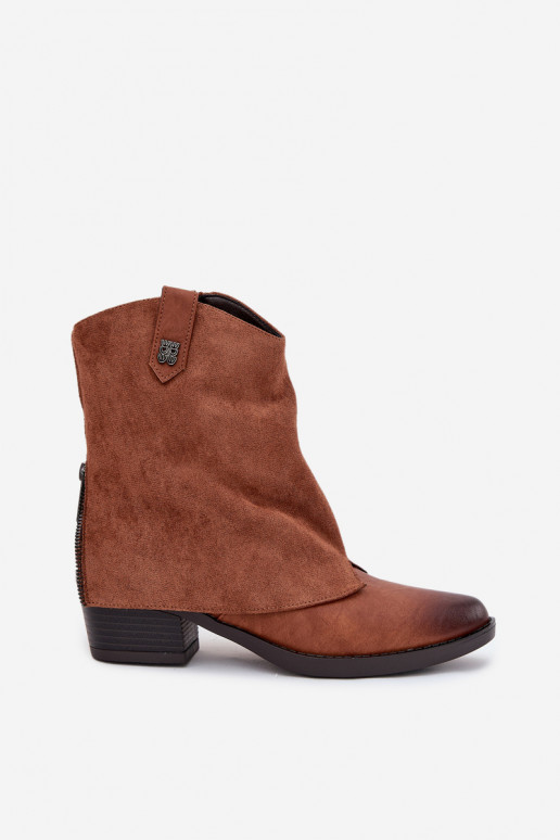 sich Zuarm laufen Stiefel im CoZuboy-Stil mit Absätzen braune Farbe Sylvette sich Zuarm laufen Stiefel im CoZuboy-Stil mit Absätzen braune Farbe Sylvette