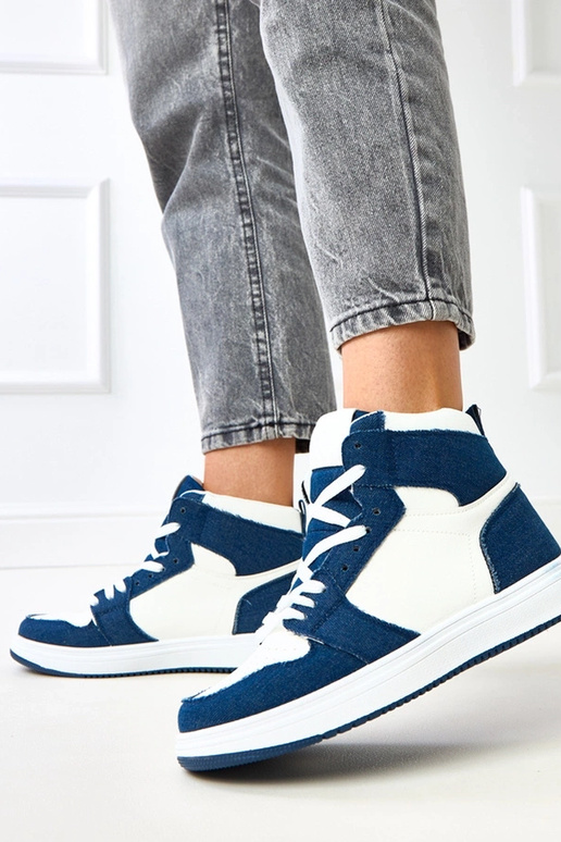 Hohe Sneakers über dem Knöchel mit...