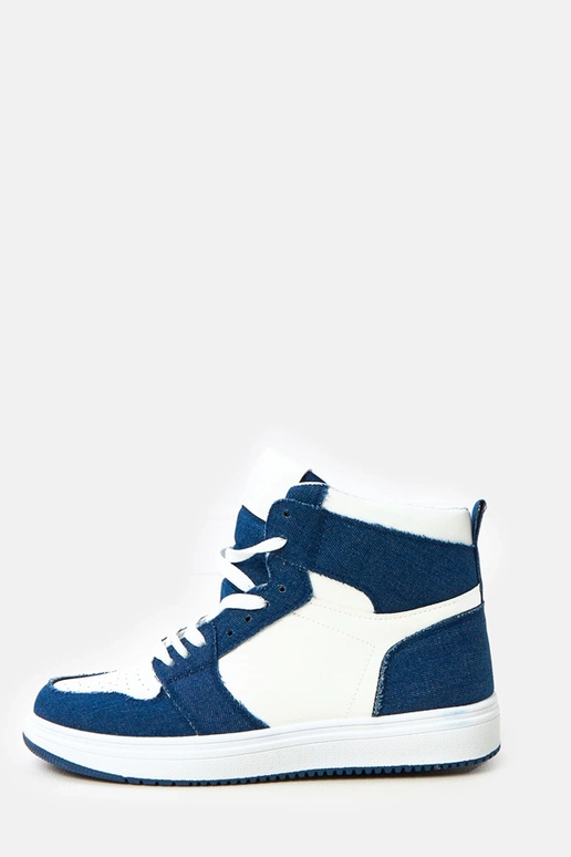 Hohe Sneakers über dem Knöchel mit...