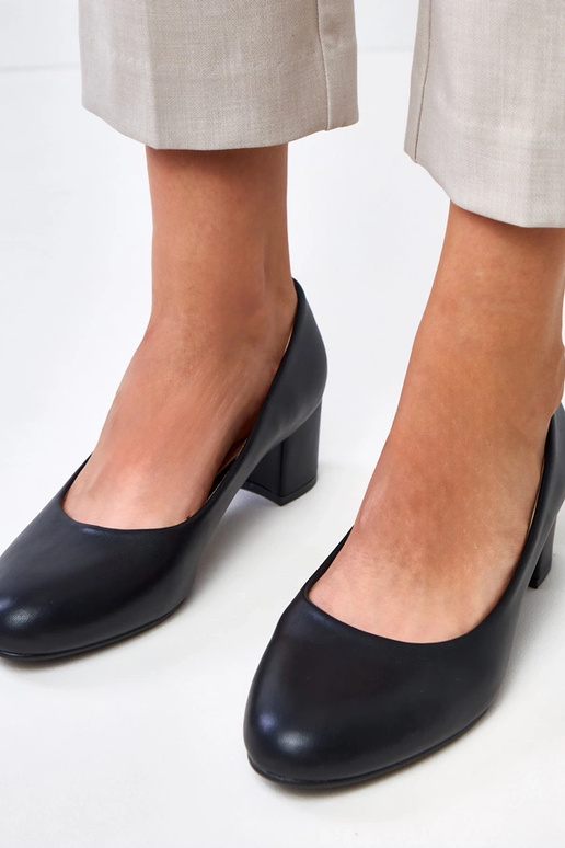 Schwarze klassische flache Schuhe Mavise Schwarze klassische flache Schuhe Mavise