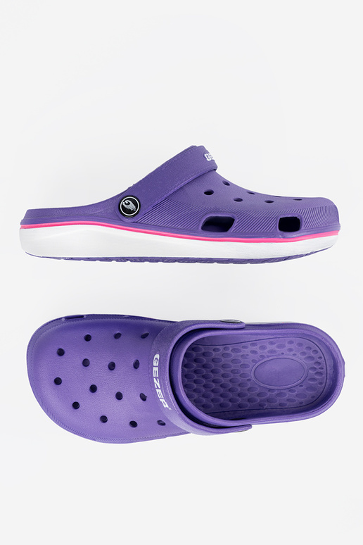 Violette Farbe Schuhe typu Crocs Violette Farbe Schuhe typu Crocs