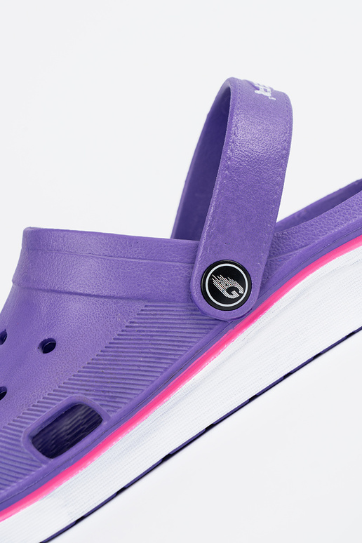 Violette Farbe Schuhe typu Crocs Violette Farbe Schuhe typu Crocs