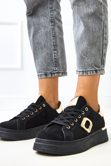 Schwarze Sneakers mit... 2