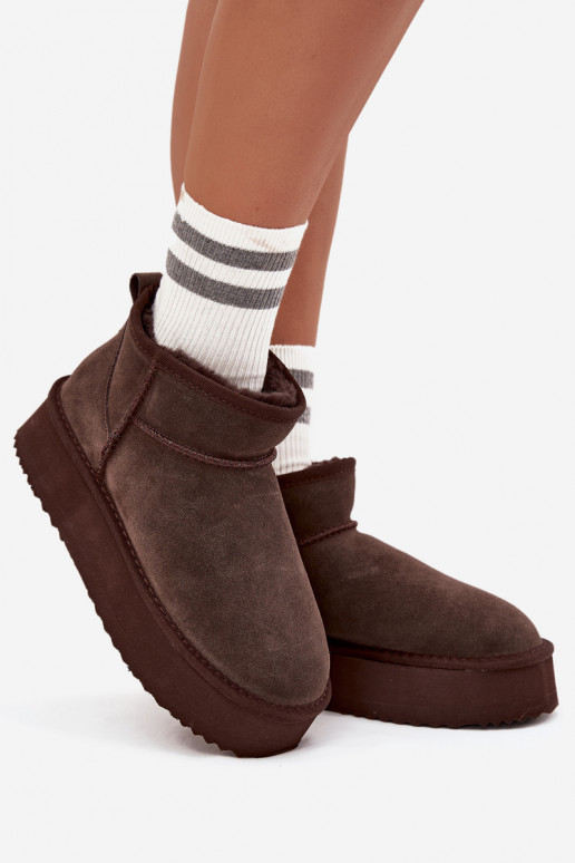 aus INildleder Schneestiefel Feminin mit einer Plattform Vinceza 97962 CzekoladoZue aus INildleder Schneestiefel Feminin mit einer Plattform Vinceza 97962 CzekoladoZue